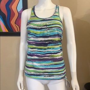 ATHLETA blue green Tinker Tank Top Racerback XS